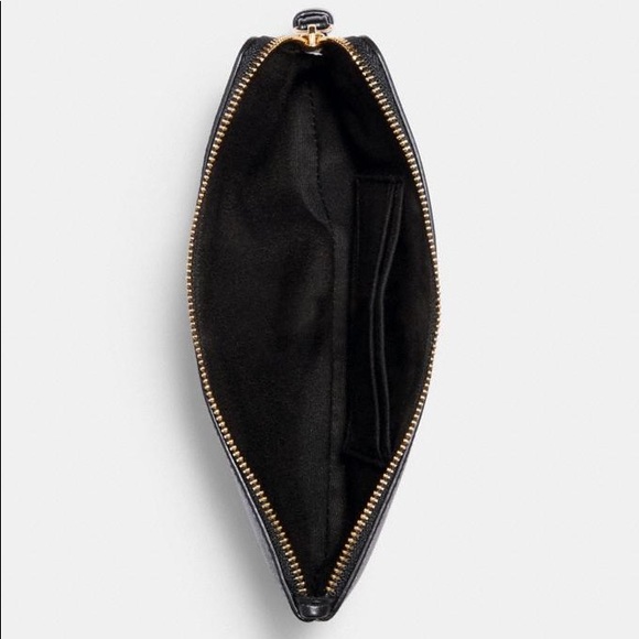 Coach Women’s Large Corner Zip Wristlet In Signature Canvas - Picture 7 of 16